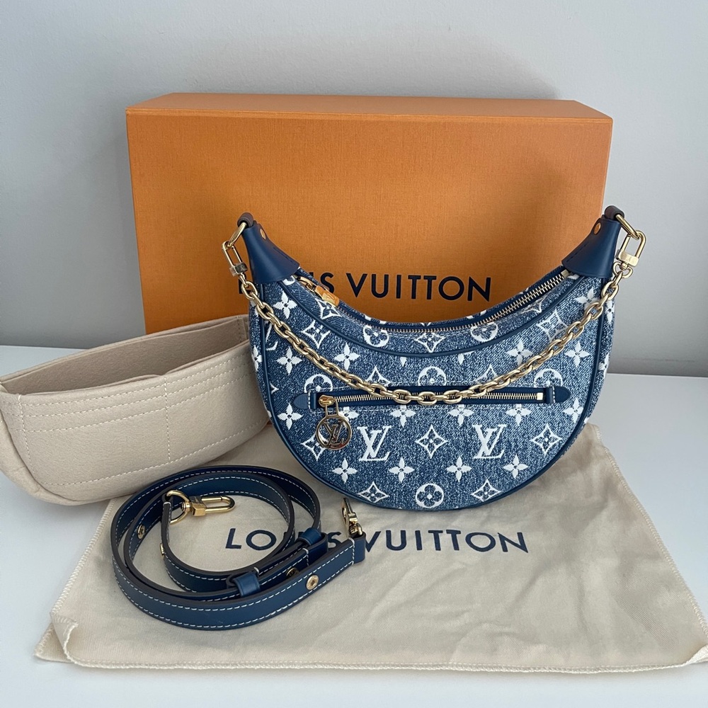 Louis Vuitton denim loop back